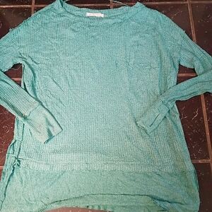 We The Free Sea Green Crew Neck Sweater